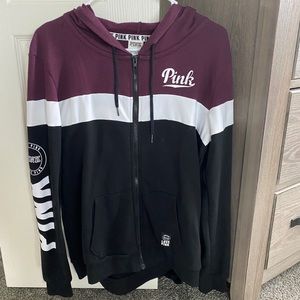 Victoria’s Secret Pink zip up hoodie sz Small